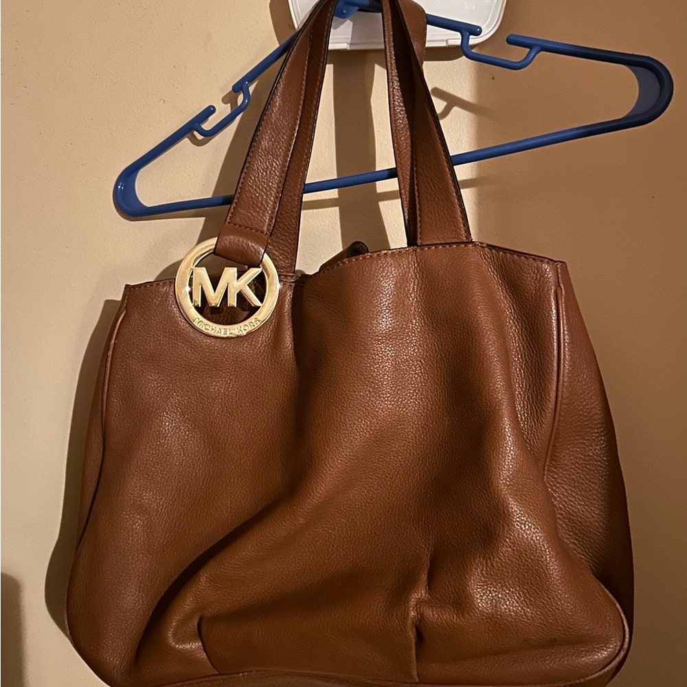 Michael Kors Brown Leather Tote